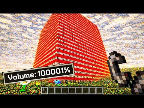 What’s the Loudest Sound You Can Make in Minecraft? (Deep fried)