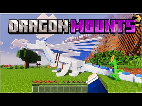 🔥🥶UPDATED!! DRAGON MOUNTS 2 DRAGONS ADDON for MINECRAFT MCPE/BEDROCK 1.21😎✨️