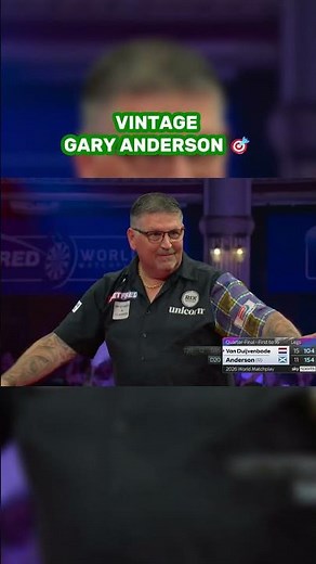 Gary Anderson Hits 154 to Keep the Comeback Alive 🤯