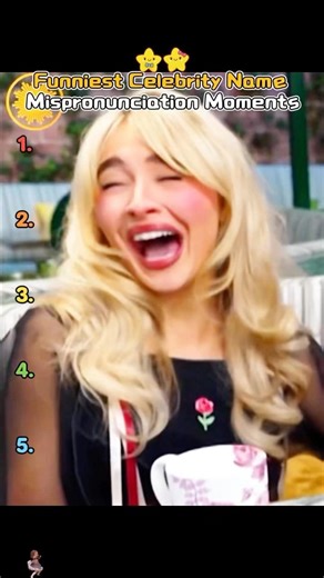 Funniest Celebrity Name Mispronunciation Moments #SabrinaCarpenter #celebrity #funny