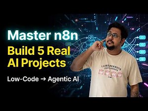 Learn n8n from Scratch: Build 5 Real AI Automation Projects (Lead Gen, LinkedIn, RAG & More)