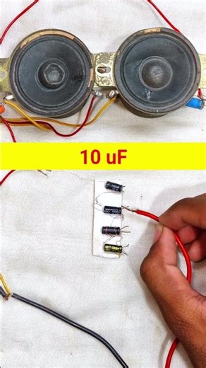 Tweeter testing with Capacitor ✅ #tweeter #dj #shortsfeed #speaker #sound #capacitor