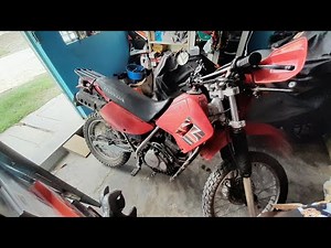 Complete restoration of a Honda XL 200 after a 6-day route through the mountains.