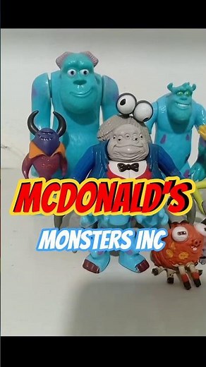 McDonald's Monsters Inc 2005 Sullivan Y Mike Wazowski #monstersinc #mcdonalds