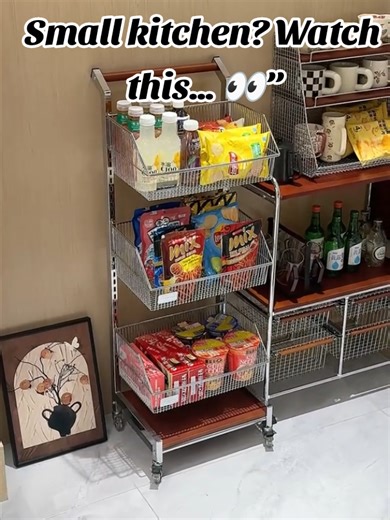Create a Satisfying Snack Corner with This Rolling Cart
