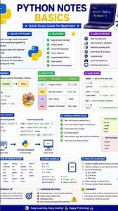 🐍 Want Complete Python Notes? FREE PDF 📚 | Day 14/100 | Comment "PDF"