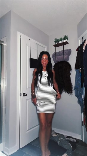 Medium in the Dress! And it has POCKETS!!! And the perfume is a musky jasmine/vanilla! I love it!!