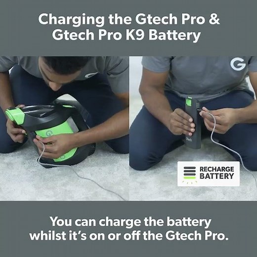 Gtech Pro and Pro K9 | How to Remove and Replace the Power Battery