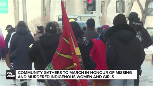 Community gathers to March in honour of MMIWG2S