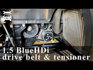 1.5 BlueHDi Drive belt & tensioner
