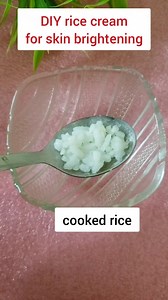 DIY Rice cream for skin brightening #reelsfypシ #RiceCream #foryouシ #SkinBrightening #rice | Beauty Tips and Tricks By Luna