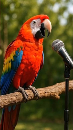 Parrot’s Epic ‘Let It Go’ Karaoke🤣 🎤❄️ You Won’t Believe This Singing Bird! #cute #funny #parrot #ai