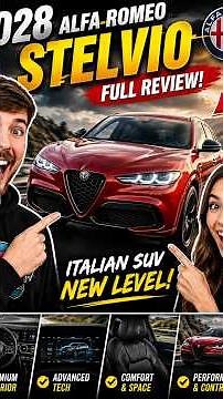 2028 Alfa Romeo Stelvio Full Review 🚙🔥 | Design, Interior, Technology & Performance #usa #automobile