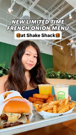 Sacha | Boston Foodie | 🧅SHAKE SHACK’S NEW LIMITED TIME ITEMS🧅— Its soup season and @shakeshack put its own spin on it with its new limited time French Onion menu!... | Instagram