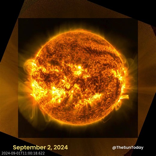 🌞 📰 Sun news September 2: Large eruption headed to Venus 🫣 🤩 😎 All eyes have turned to our star. An at-the-time unnumbered region just over the southeast limb (edge) went BOOM! An eruption released a large flare made of two M5 flares and a massive blob of sun stuff. 😱 👏 Initial computer models indicate CME will not impact Earth. But look out, Venus, because it is coming your way. The interaction of this solar material with Venus will be much different than it would be with Earth. Venus, u