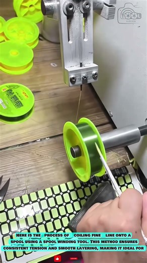 Spool Winding Tool: Precision Line Coiling Method #innovationtools