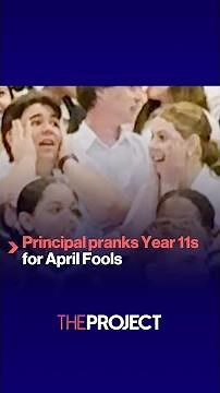 Principal pranks Year 11s for April Fools