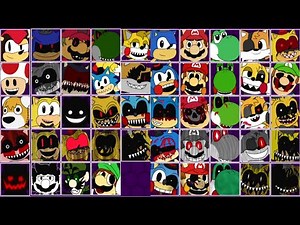 FIVE NIGHTS AT SONIC'S MANIAC MANIA - ALL JUMPSCARES + GAME OVER VOICES/TAUNTS | FNAS