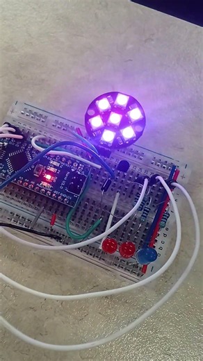 RGB lights working with Arduino and neo pixels part 1 #fypシ #arduino #neopixels