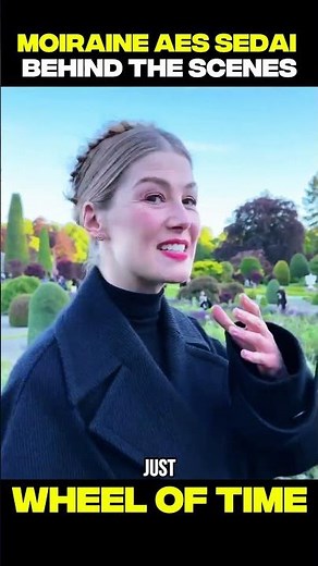 Moiraine in Real Life! Behind the Scenes #SHORTS #wheeloftime #AesSedai