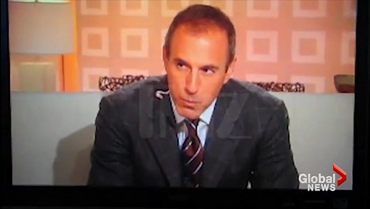 Matt Lauer caught on camera telling Meredith Vieira to ‘bend over’ because he ‘liked the view’