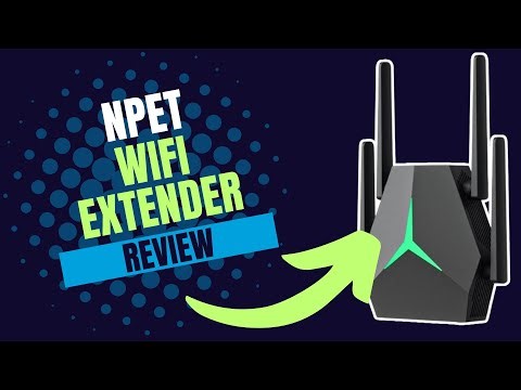 NPET Wifi Extender. EASY INSTALL + MULTIFUNCTIONAL + SMALL!