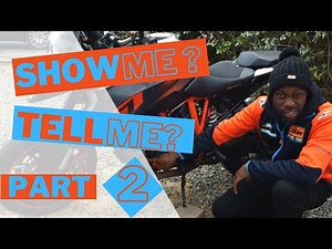 UK Motorcycle Test - Show Me Tell Me (Part 2)