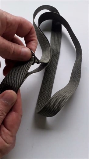 DIY No-Sew D-Ring Belt