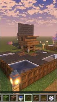 how to make mini swamp in Minecraft