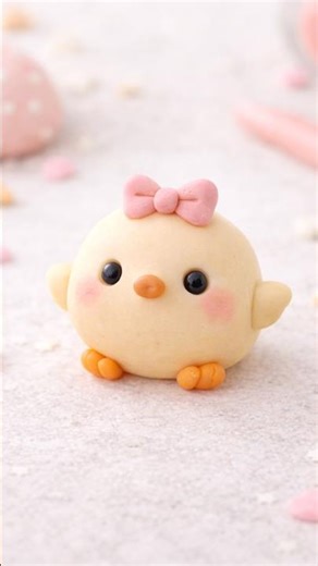 How to Make a Cute Clay Chick 🐥 | Easy Polymer Clay Tutorial for Beginners