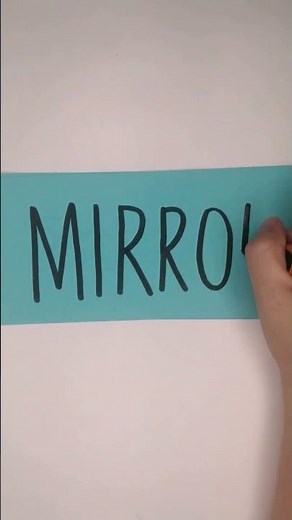 How to Draw a Mirror