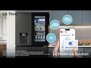 LG Home Ice Solution | LG ThinQ™ App Checks & Manages Ice Anytime, Anywhere