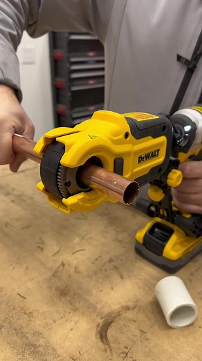 DEWALT PVC Cutter Review and Copper Cutting Attachment Demo
