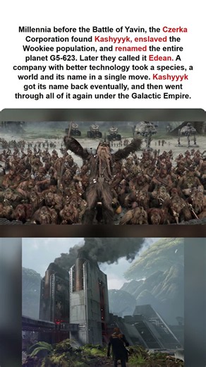 How the Wookies Were Enslaved #starwars
