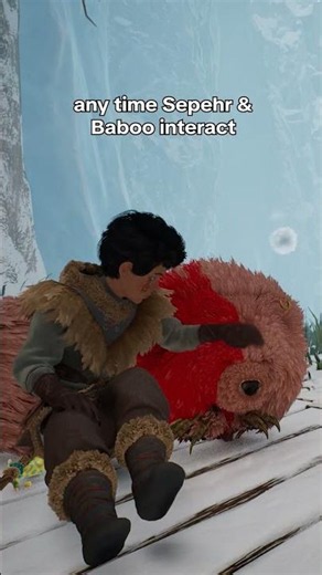 the interactions between these two are adorable❤️ #indiegame #doggame #thelegendofbaboo