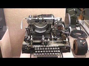 Old teleprinter Alpha 32 of Germany from 1932