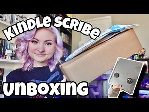 Unboxing the Kindle Scribe 💙 + First Impressions