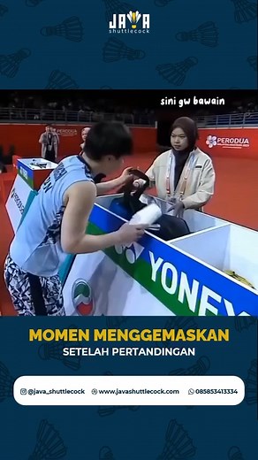 Momen yang bikin gemes 𝗙𝗼𝗹𝗹𝗼𝘄 @java_shuttlecock 𝘂𝗻𝘁𝘂𝗸 𝗱𝗮𝗽𝗮𝘁𝗸𝗮𝗻 𝘂𝗽𝗱𝗮𝘁𝗲 𝗶𝗻𝗳𝗼𝗿𝗺𝗮𝘀𝗶 𝗺𝗲𝗻𝗮𝗿𝗶𝗸 𝘀𝗲𝗽𝘂𝘁𝗮𝗿 𝗯𝘂𝗹𝘂𝘁𝗮𝗻𝗴𝗸𝗶𝘀. 𝗗𝗠 𝗮𝗱𝗺𝗶𝗻/𝗸𝗹𝗶𝗸 𝗹𝗶𝗻𝗸 𝗱𝗶 𝗯𝗶𝗼 𝘆𝗮 𝗸𝗮𝗹𝗮𝘂 𝗺𝗮𝘂 𝗯𝗲𝗹𝗶 𝘀𝗵𝘂𝘁𝘁𝗹𝗲𝗰𝗼𝗰𝗸 𝗱𝗮𝗿𝗶 @java_shuttlecock Dijamin lebih kuat dan stabil. Dengan shuttlecock berkualitas, skill badmintonmu pasti keluar semua. Java Shuttlecock juga bisa dibeli pada Reseller/Agen terdekat. Untuk info Agen/Reseller terdekat dari K