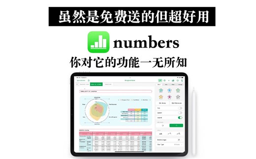 【免费但好用】苹果自带的numbers 原来能做这么多事啊！ 表格｜协同｜白板｜记账
