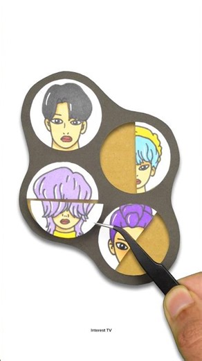 Kpop Demon Hunters Saja Boys Cardboard Puzzle Solving Game Challenge! #kpopdemonhunter #puzzle