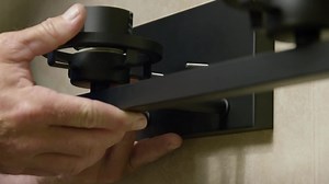 Hampton Bay Marsden 23.5 in. 3-Light Brushed Nickel Transitional Vanity Light with Clear Glass Shades HB3677-35