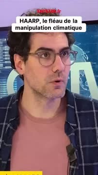 "À force de manipuler le climat par HAARP ou d'autres technologies de géoingénierie, on finit par le dérégler. Forcément, tout système qui ,à l'équilibre, va subir des modifications brutales et spontanées va avoir un comportement brutal et spontané en conséquence le temps qu'il retrouve son équilibre." Marc Daoud, directeur de publication de Nexus, évoque les conséquences de la manipulation climatique amorcée par la géoingénierie. Nexus consacre son dernier numéro au projet HAARP. 📕 Le dernier 