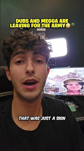 Dubs and Megga Leave For The Army😳🪖 #fortnite #megga #dubs