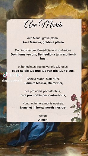 Ave María en Latín: Oración, Letra y Pronunciación