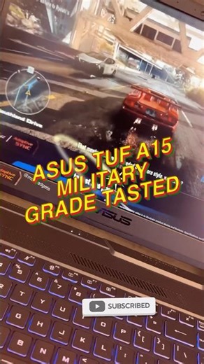 ASUs TUF A15 military Grade Tasted #unboxing ##shorts #review #asus #gaming