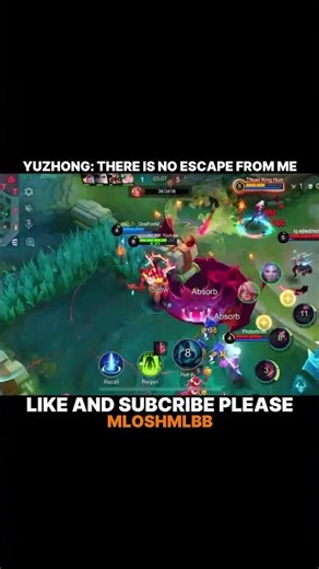 YUZHONG: THERE IS NO ESCAPE FROM ME | YUZHONG EXP LANE GAMEPLAY | #mlbb