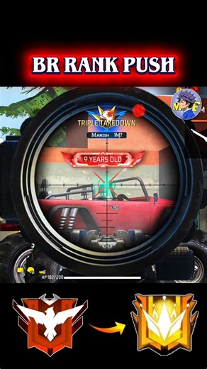 Br Rank Push 📈#shorts #ffshorts #freefire #gaming #brrankpush