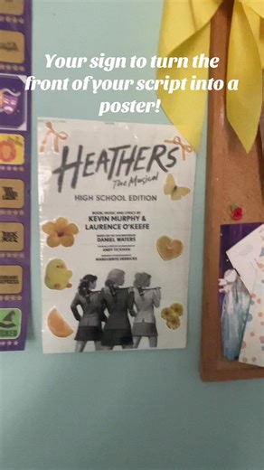 DIY Heather's Script Poster Keepsake