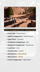 467K views · 513 reactions | 10 Best Camping Spots Near National Parks | Incredible Facts | Facebook