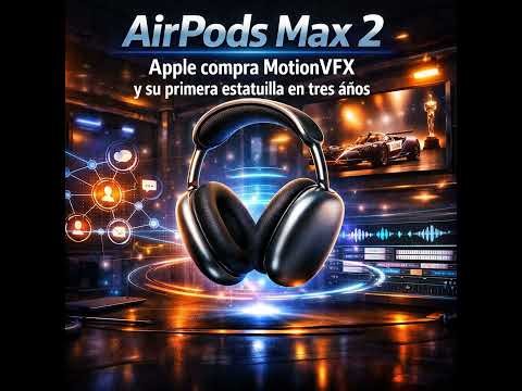AirPods Max 2, Apple compra MotionVFX y su primera estatuilla en tres años